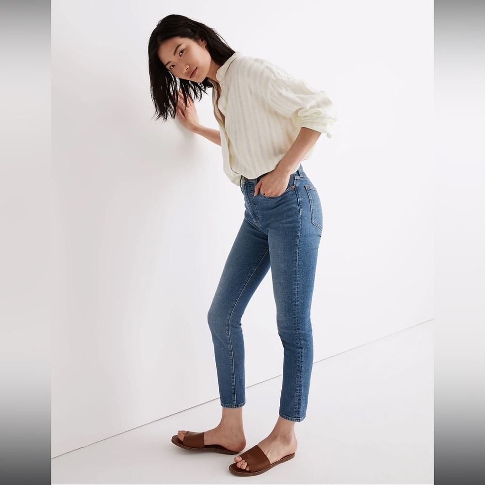 Madewell Perfect Vintage Crop Jean in Sanford Wash